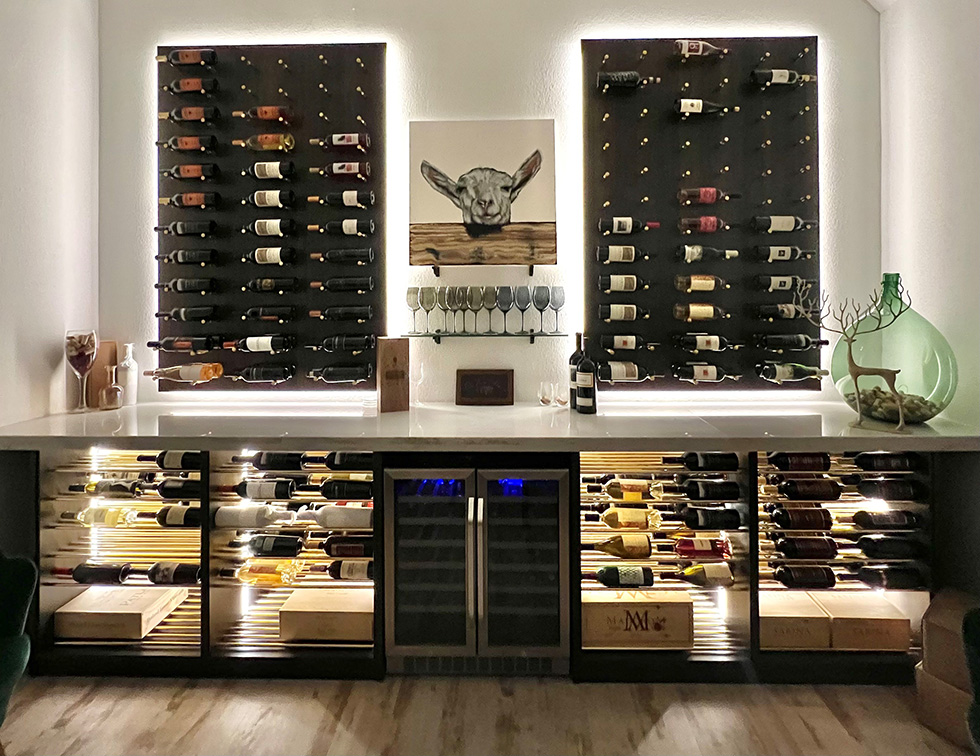 Modern Wine Cellar Installation - Dallas, Texas