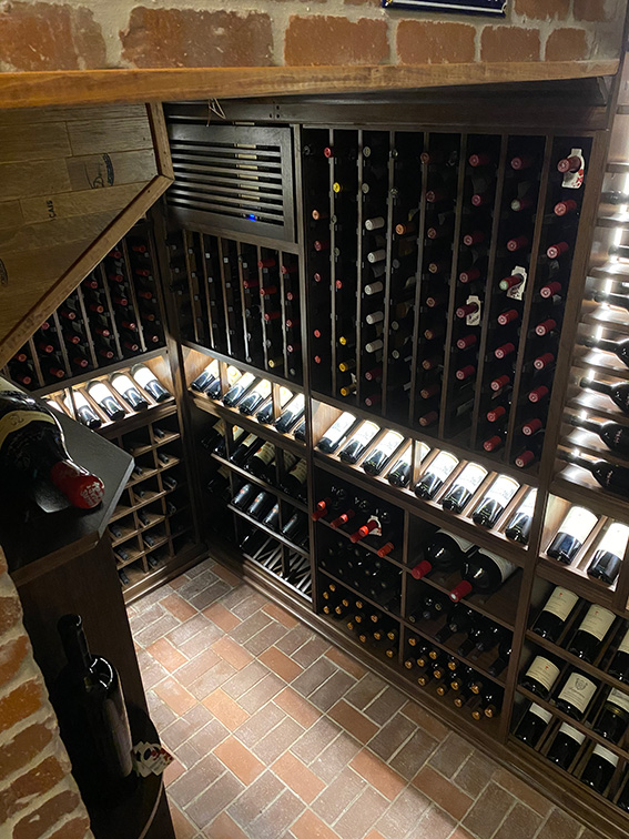 Traditional Wine Cellar Design - Southlake, TX